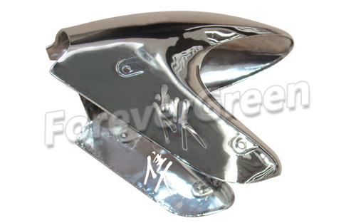 CH005A Chrome Forward Front Fender(Hayabusa Logo)