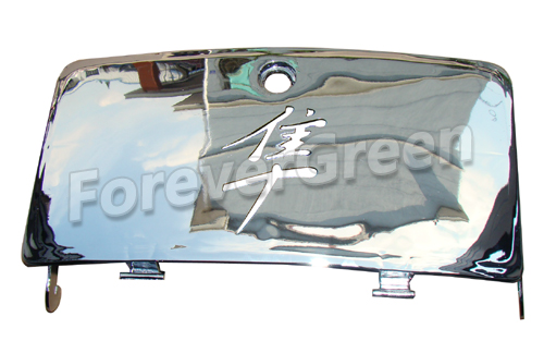 CH034A Chrome Front Box,Lock(Hayabusa Logo)